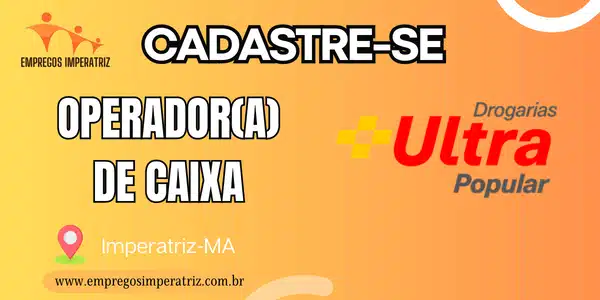 vaga de emprego para operador de caixa em imperatriz