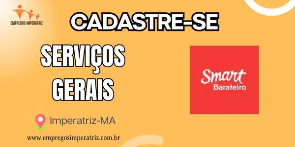 Vaga de Emprego: Operador de Loja no Supermercado Smart Barateiro em Imperatriz