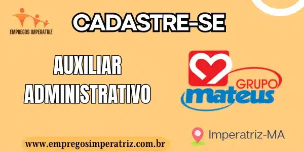 Vaga para Auxiliar Administrativo na Invicta Produtos Farmacêuticos em Imperatriz