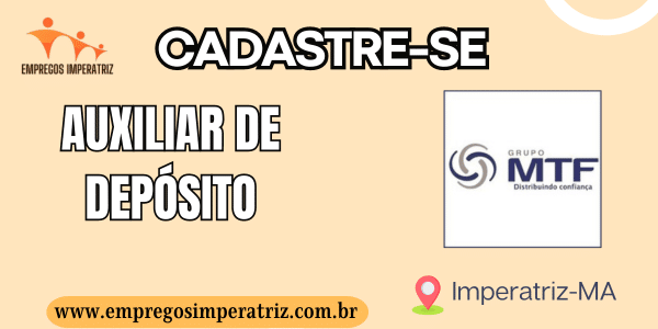 Vaga de emprego para Auxiliar de Depósito