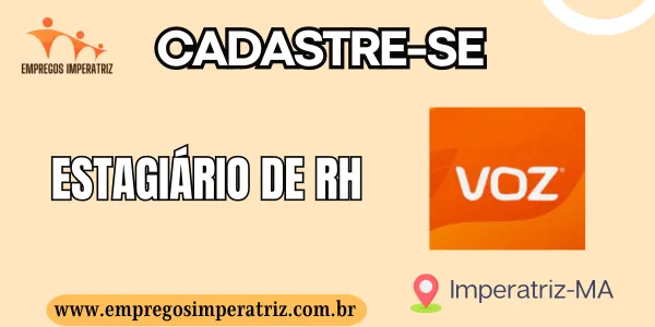 Vaga de emprego para Estagiário de RH - Grupo Voz MSA