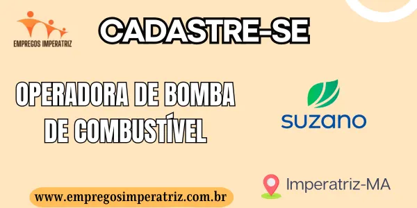 Vaga de emprego para Operadora de bomba de combustível na Suzano