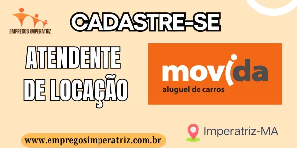 Vaga de emprego para Atendente de Locação – Movida