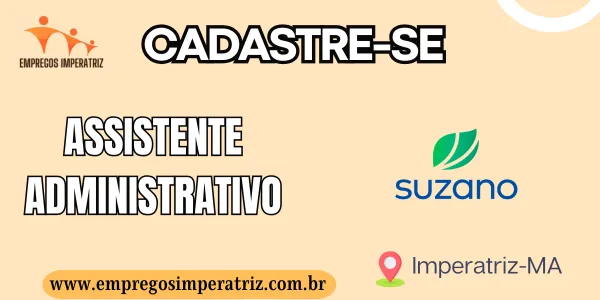 Vaga de emprego para Assistente Administrativo - Suzano